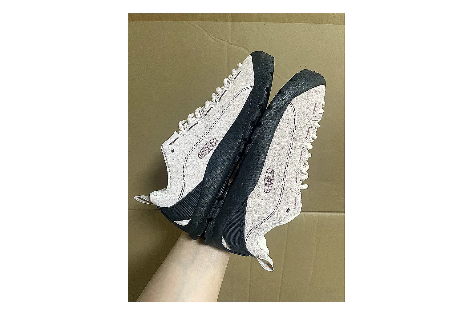 KEEN Jasper Runner White Purple Product Image thumbnail 4
