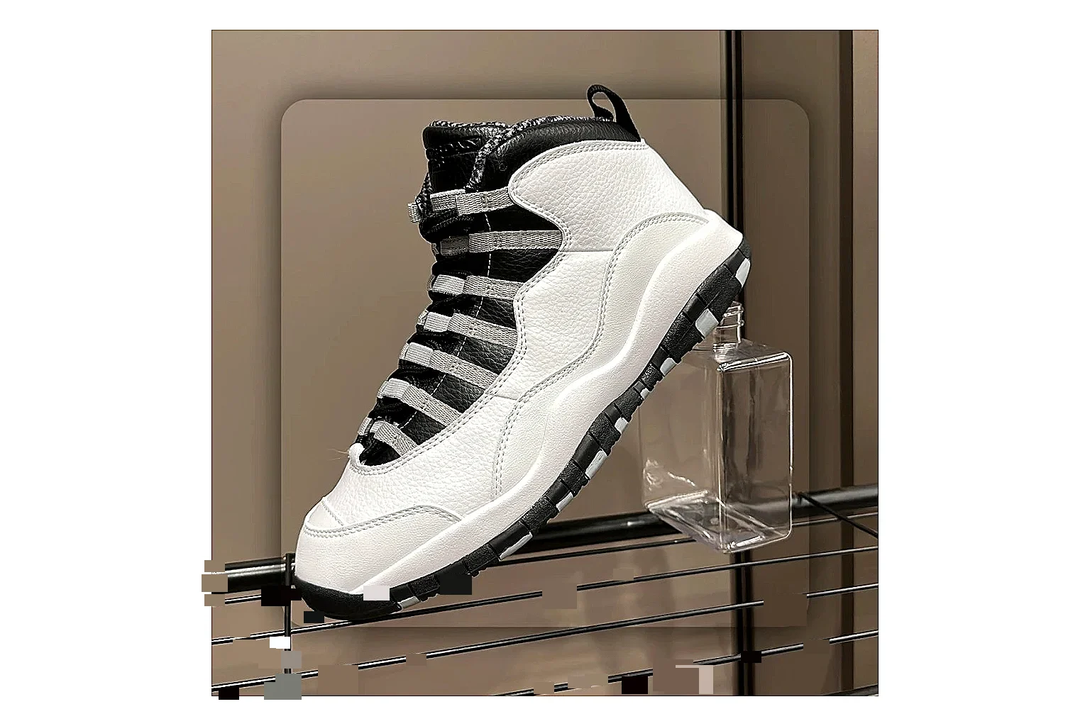 Jordan Air Jordan 10 Steel White Black High Top