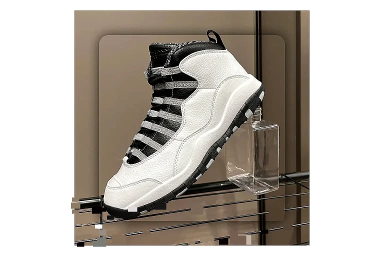 Jordan Air Jordan 10 Steel White Black High Top