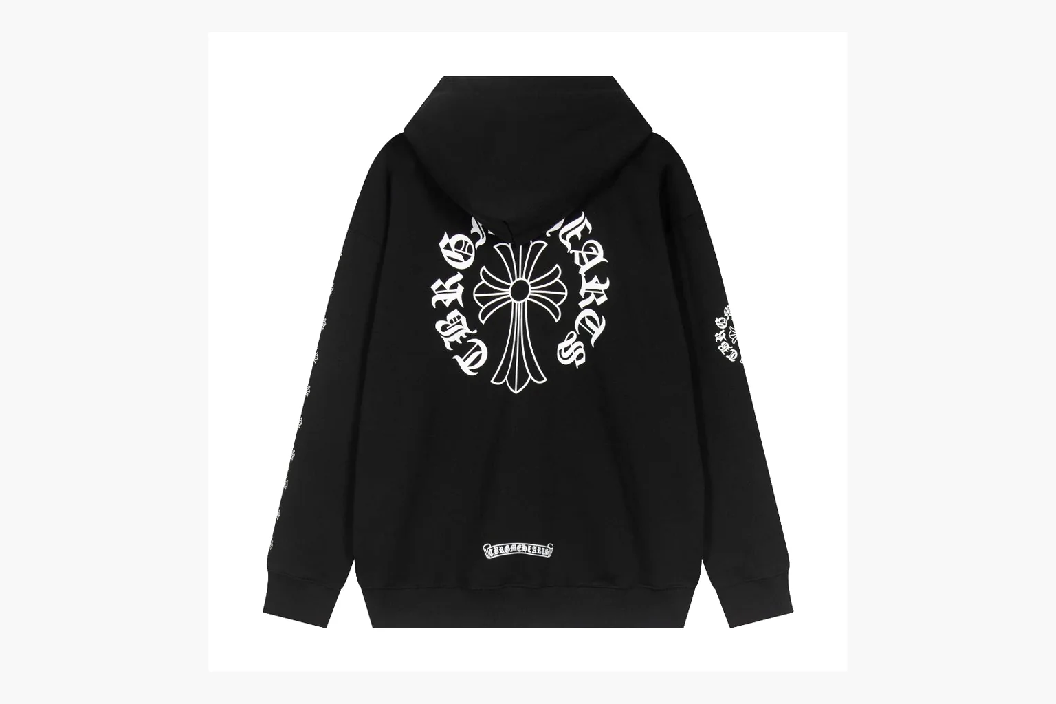 Chrome Hearts Cross Zip Hoodie Black Product Image thumbnail 2