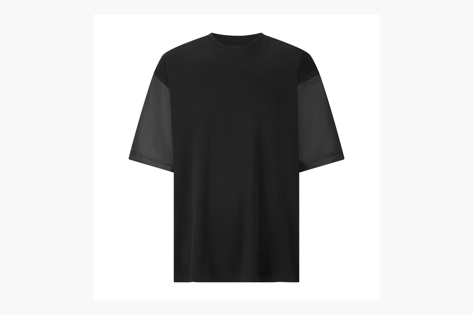 Prada Triangle Pocket T-Shirt Black Product Image