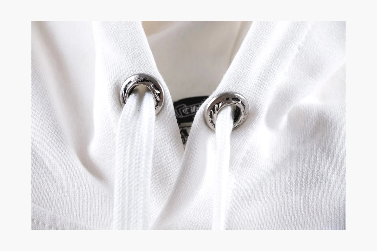 Chrome Hearts White Cross Zip Hoodie White Product Image thumbnail 4