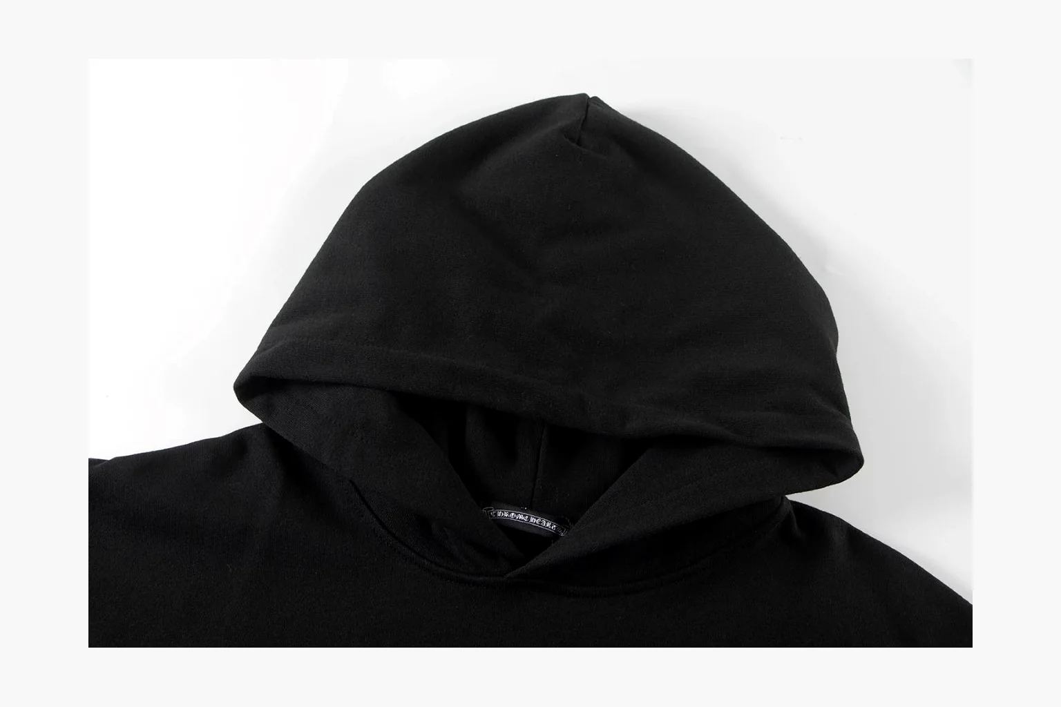 Chrome Hearts Rainbow Logo Hoodie Black Product Image thumbnail 3
