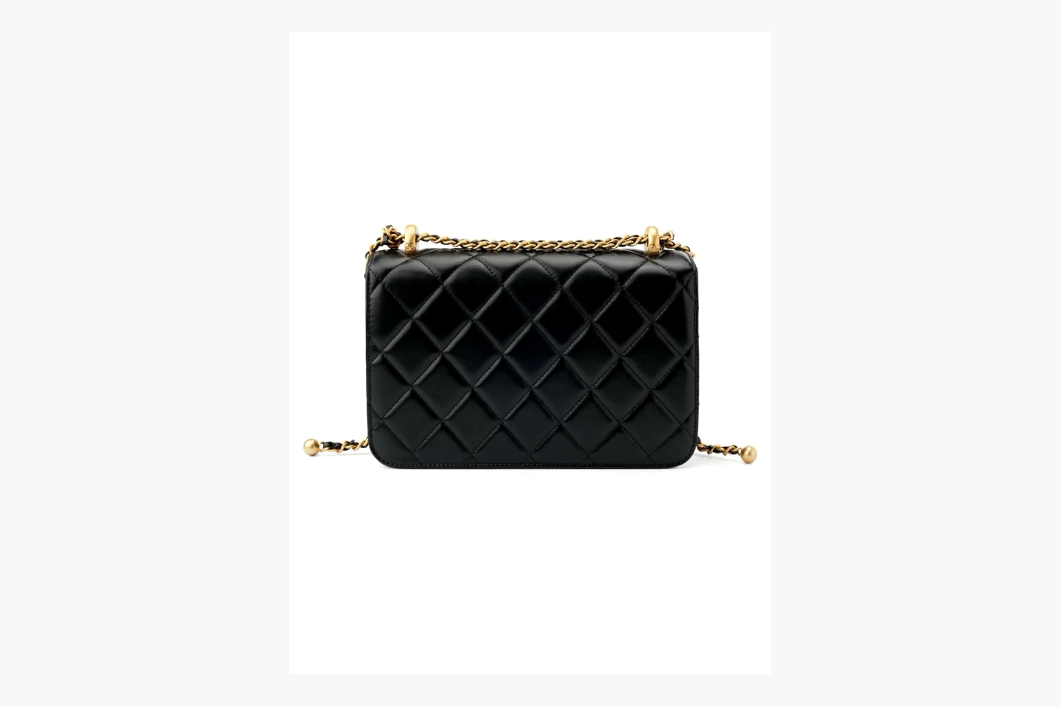 Chanel Quilted Chain Flap Bag Black Product Image thumbnail 6