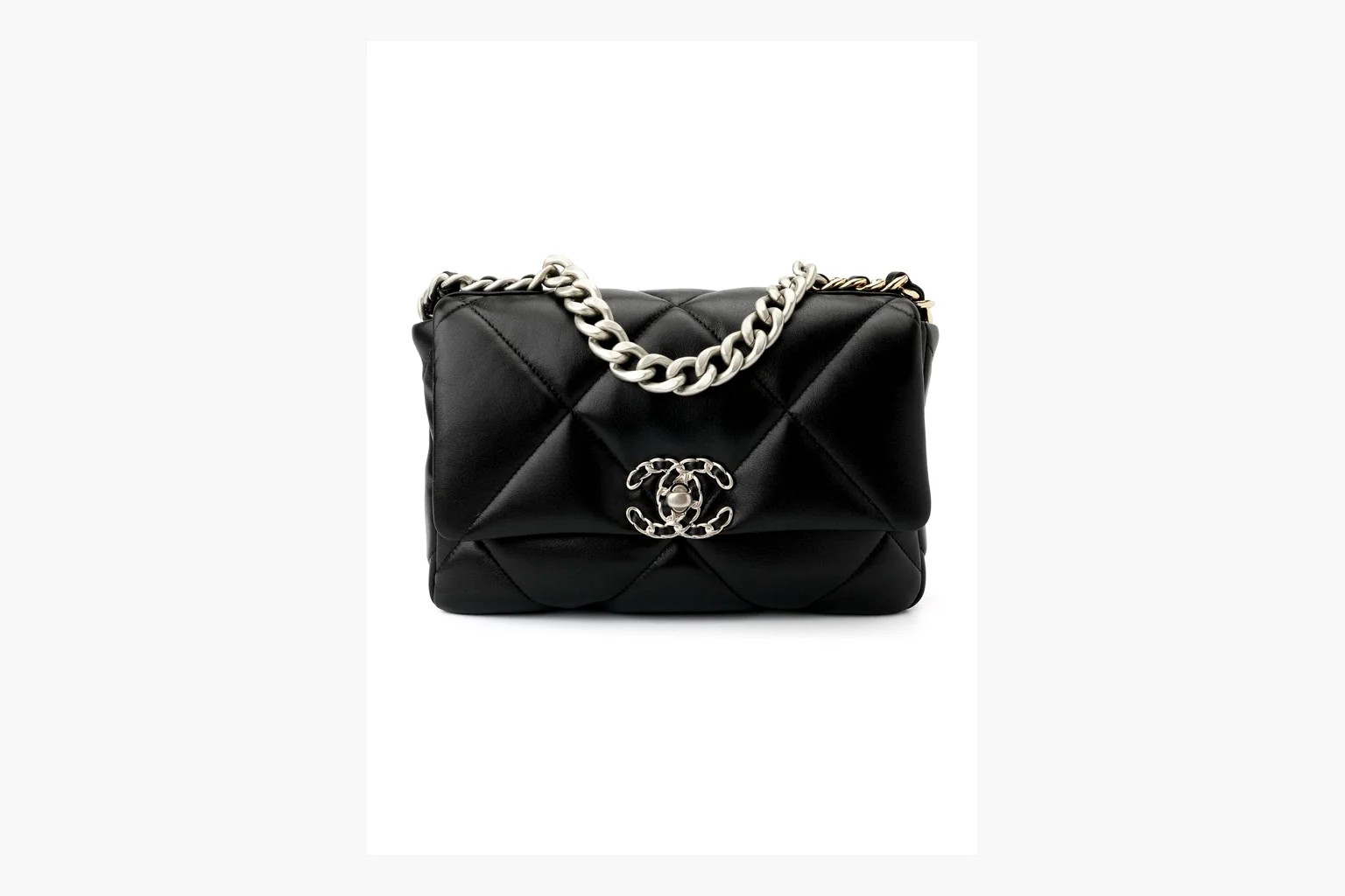 Chanel Quilted Chain Flap Bag Black Product Image thumbnail 4