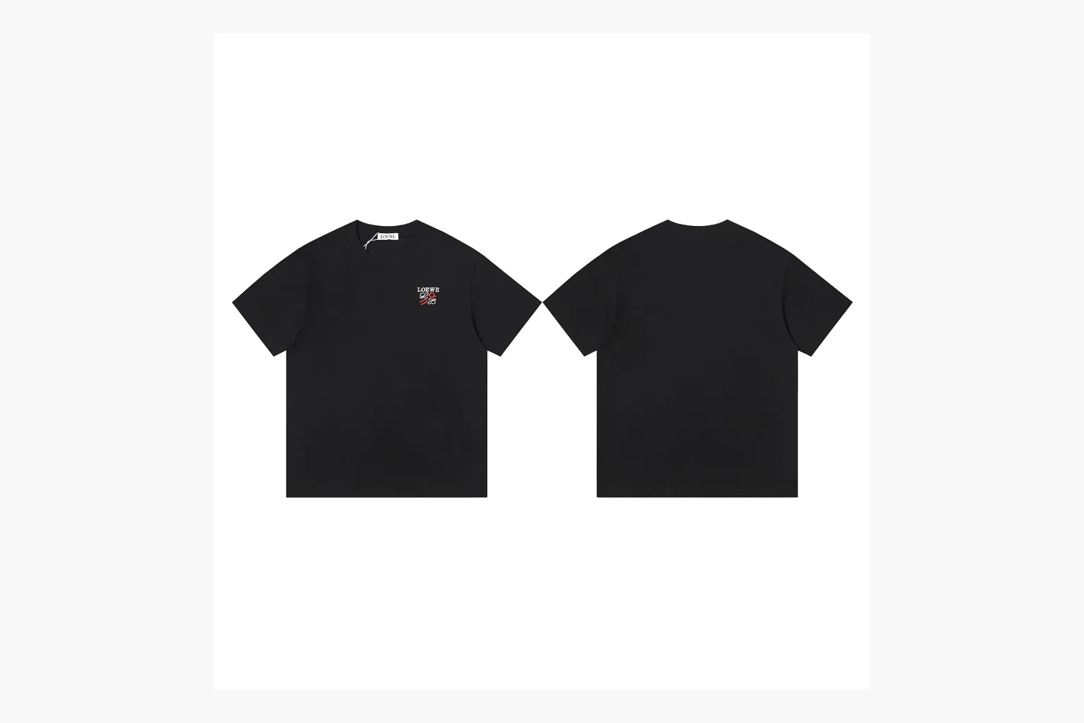 Loewe Ribbon Logo T-Shirt Black Product Image thumbnail 3