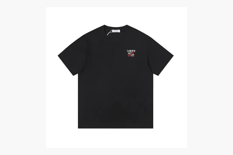 Loewe Ribbon Logo T-Shirt Black Product Image