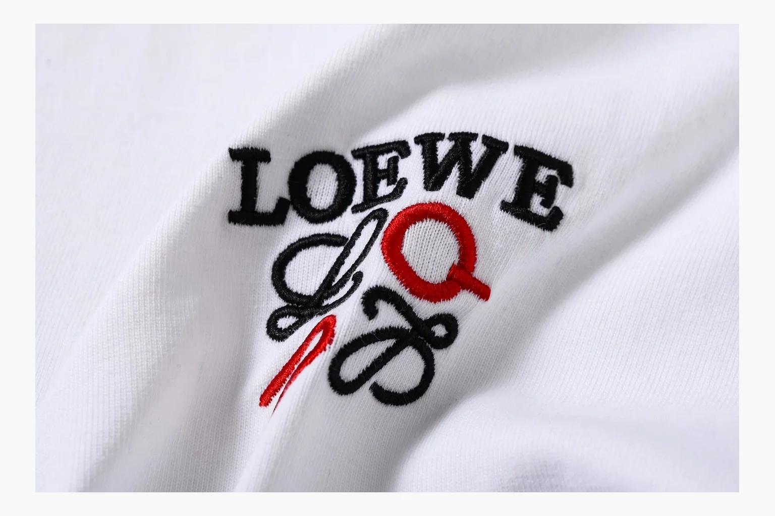 Loewe Ribbon Logo T-Shirt White Product Image thumbnail 6