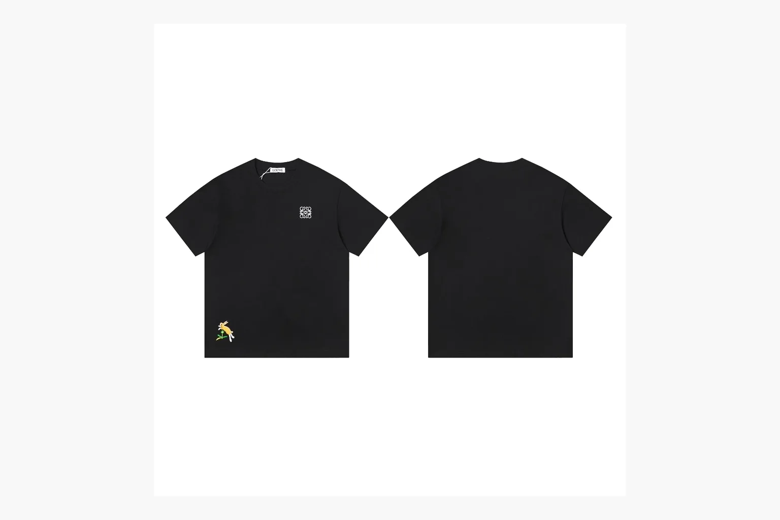 Loewe Rabbit Logo T-Shirt Black Product Image thumbnail 3