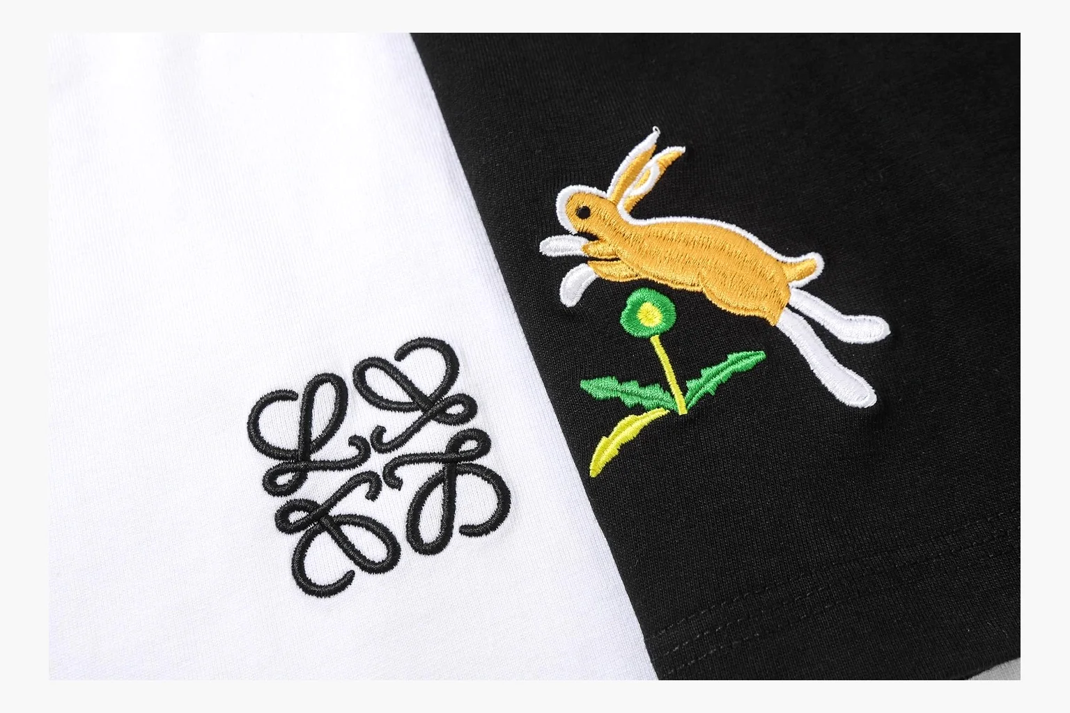 Loewe Rabbit Logo T-Shirt White Product Image thumbnail 4