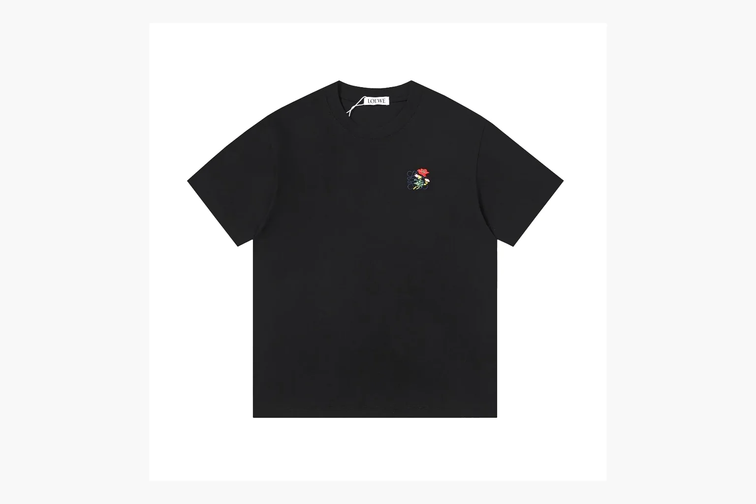 Loewe Rose Logo T-Shirt Black Product Image