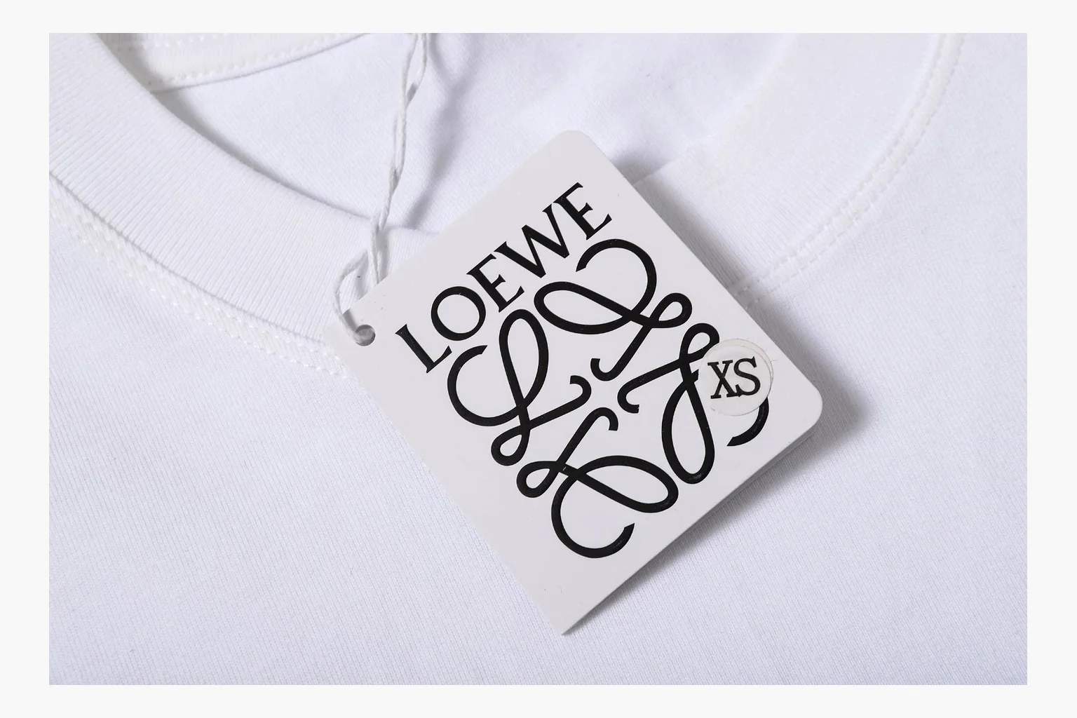 Loewe Rose Logo T-Shirt White Product Image thumbnail 4