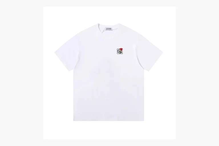 Loewe Rose Logo T-Shirt White Product Image