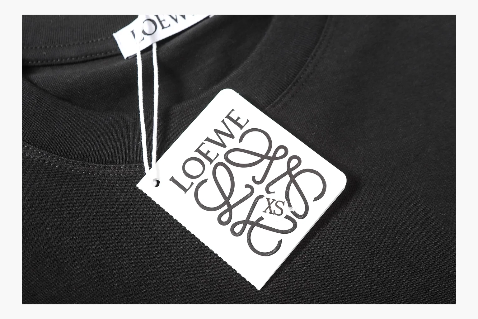 Loewe Rabbit Logo T-Shirt Black Product Image thumbnail 5