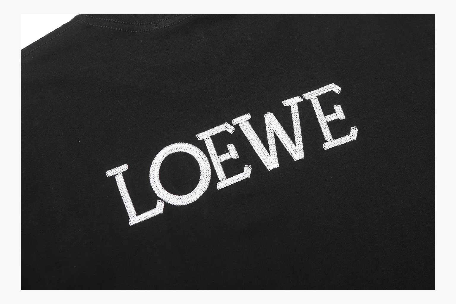 Loewe Rabbit Logo T-Shirt Black Product Image thumbnail 6