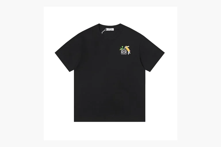 Loewe Rabbit Logo T-Shirt Black Product Image