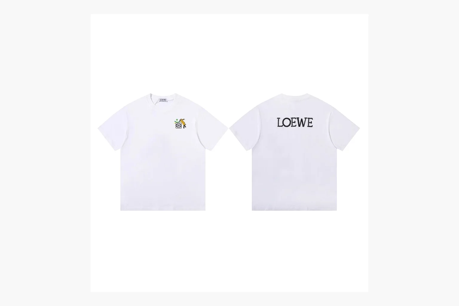 Loewe Rabbit Logo T-Shirt White Product Image thumbnail 3