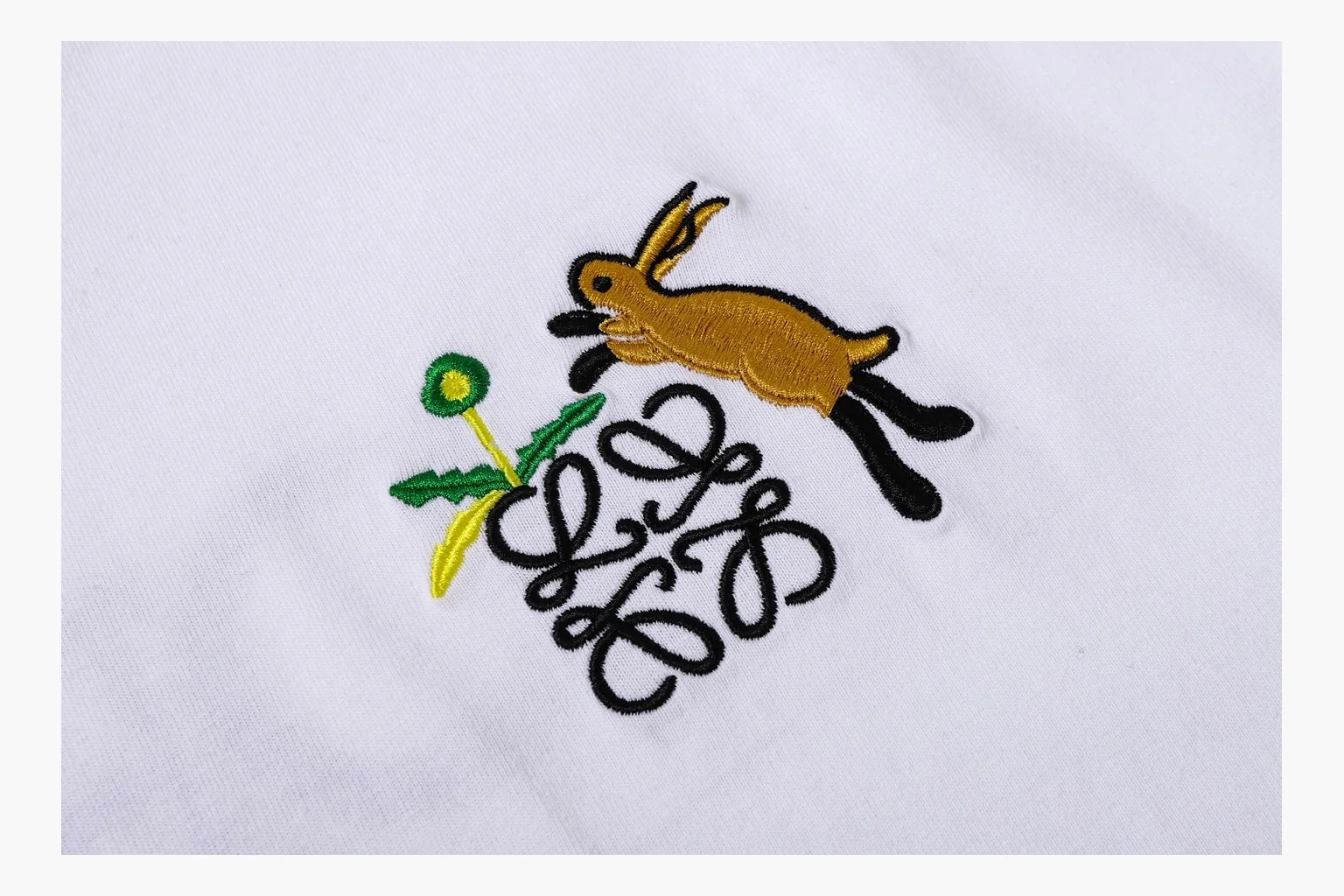Loewe Rabbit Logo T-Shirt White Product Image thumbnail 4
