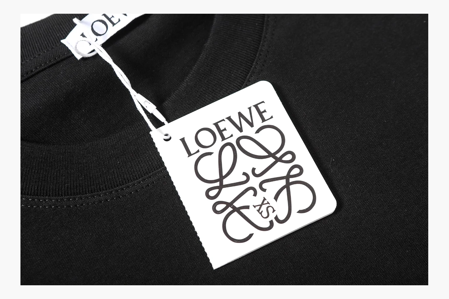 Loewe Bear Embroidery T-Shirt Black Product Image thumbnail 5