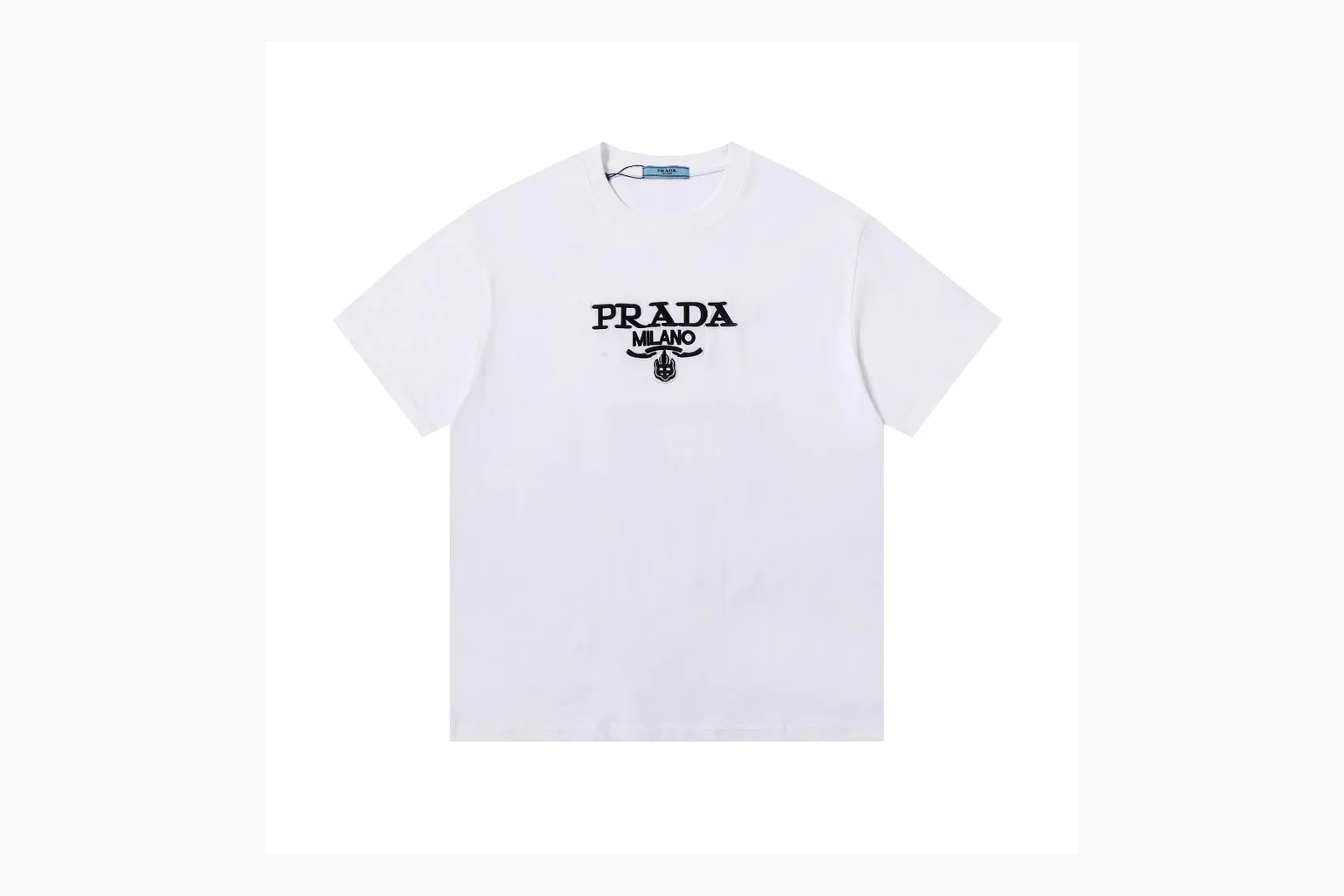 Prada Milano Logo T-Shirt White Product Image