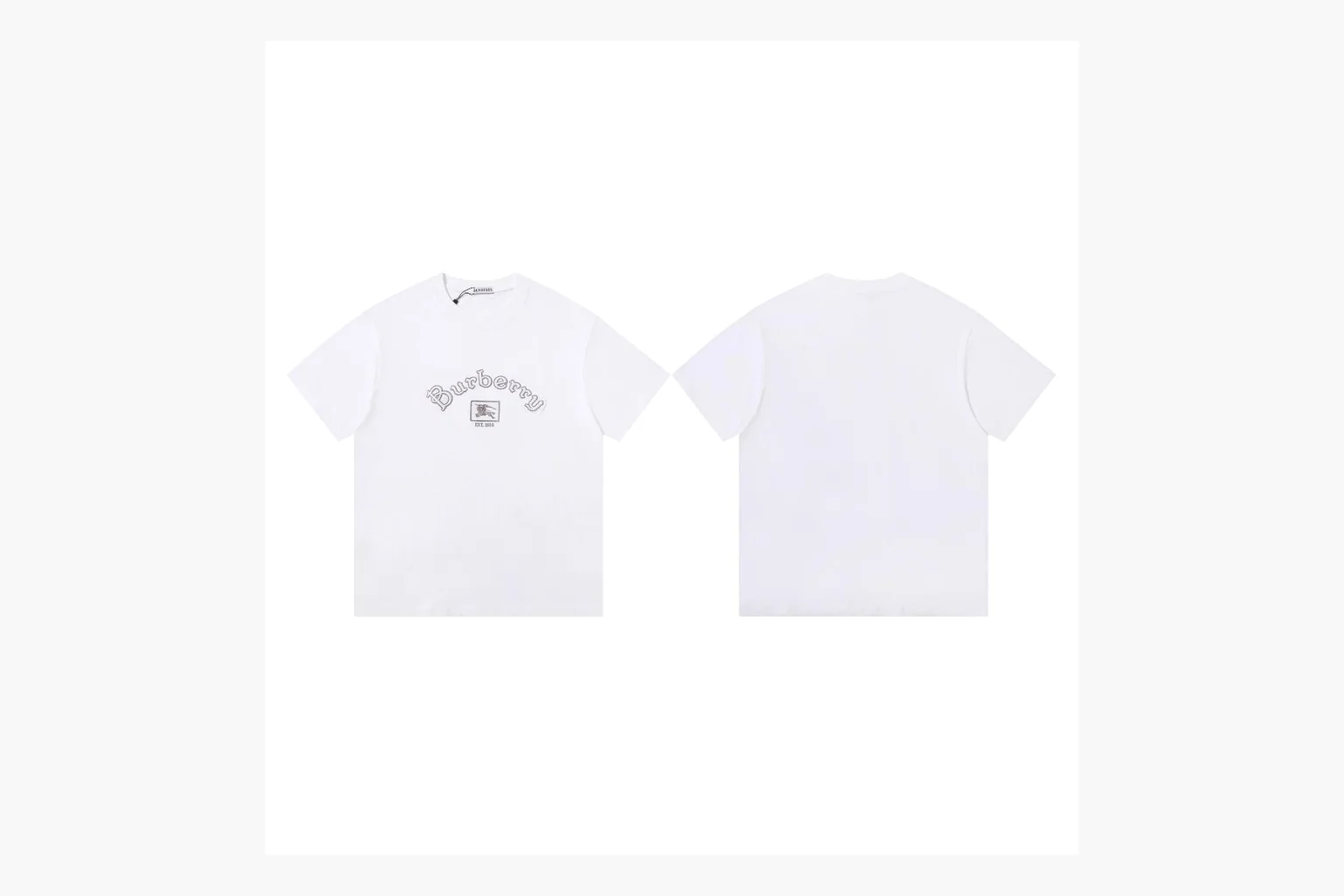 Burberry Logo Graphic T-Shirt White Product Image