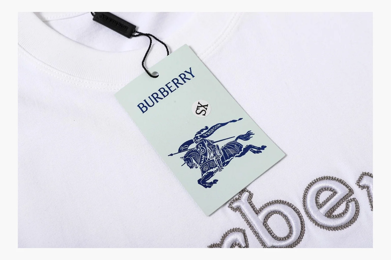 Burberry Logo Graphic T-Shirt White Product Image thumbnail 3
