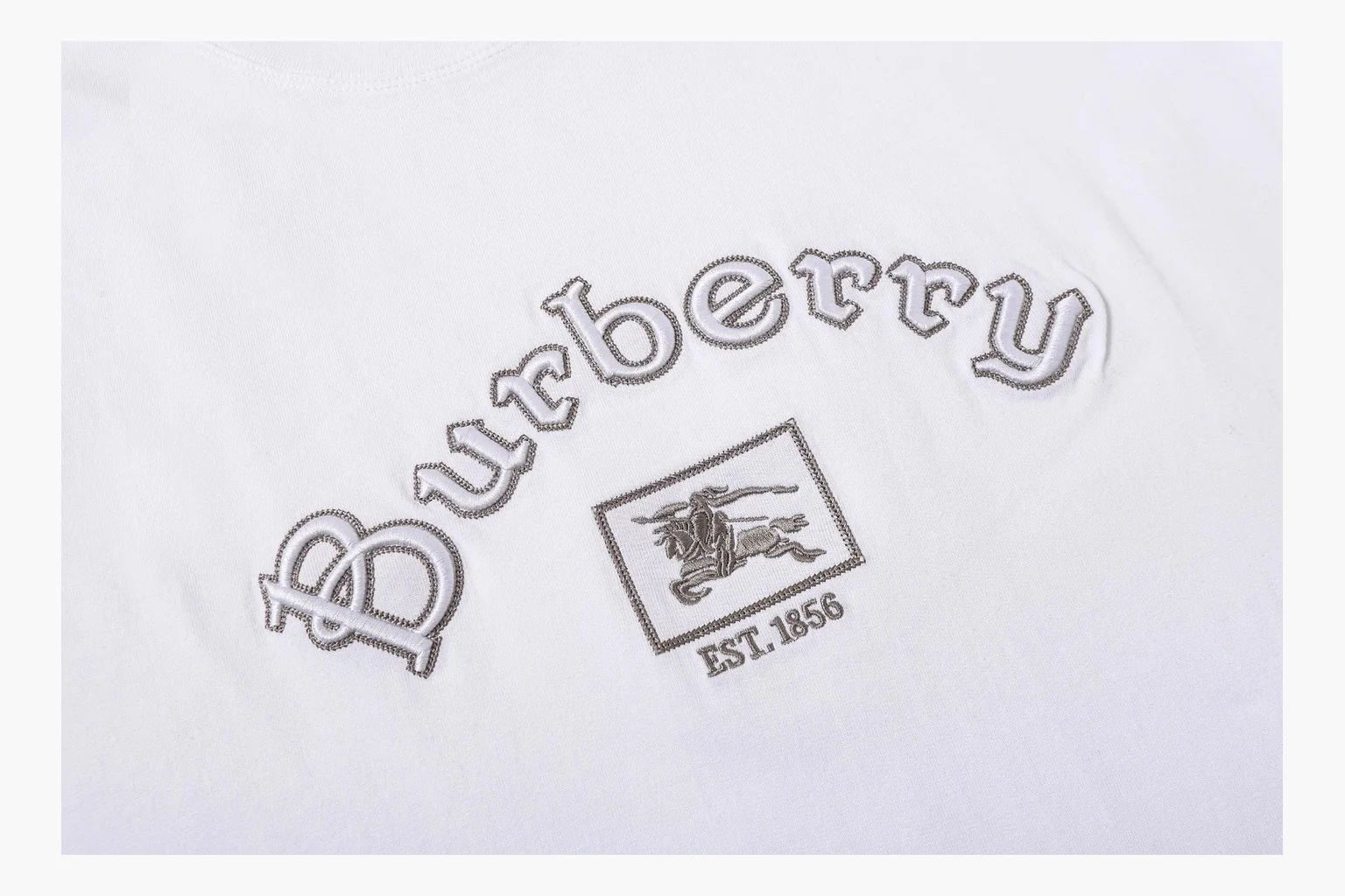 Burberry Logo Graphic T-Shirt White Product Image thumbnail 4