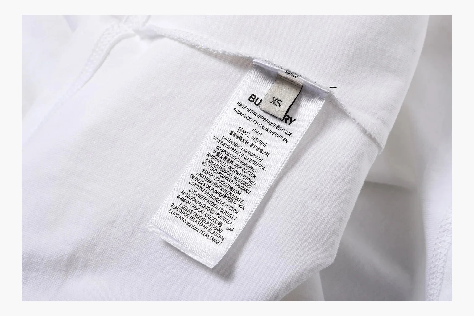 Burberry Logo Graphic T-Shirt White Product Image thumbnail 6