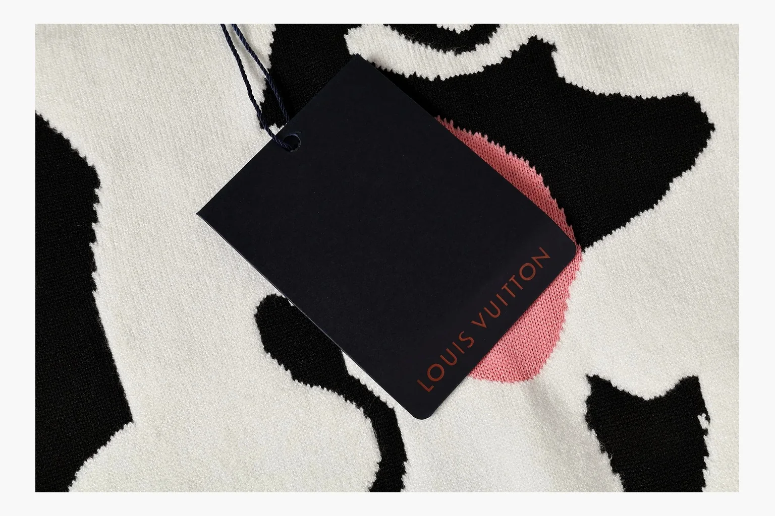 Louis Vuitton Abstract Face Sweater Cream Product Image thumbnail 4