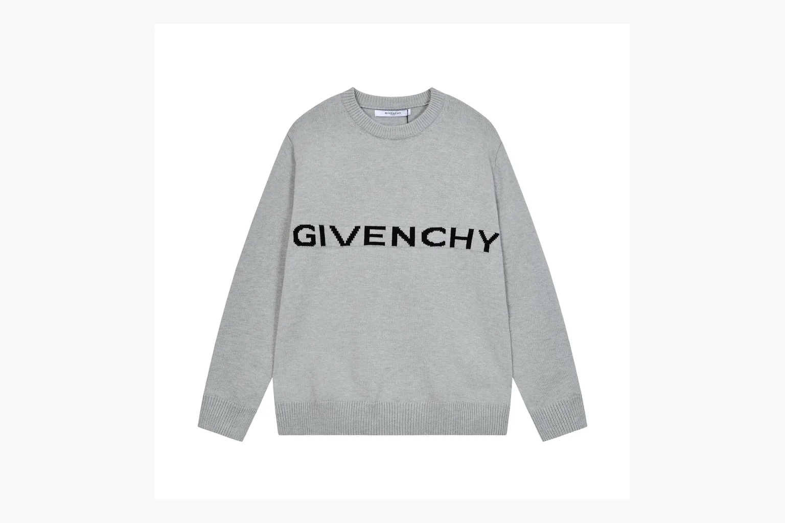 Givenchy Mickey Crewneck Sweater Gray Product Image