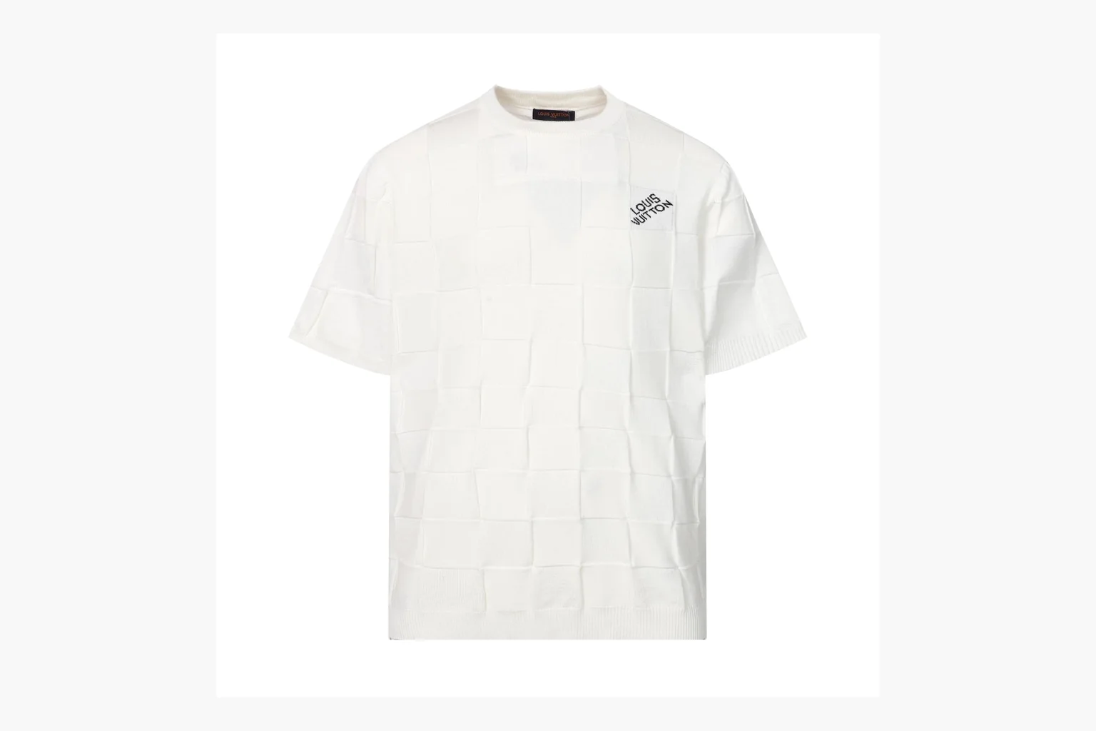 Louis Vuitton Embossed Monogram T-Shirt White Product Image