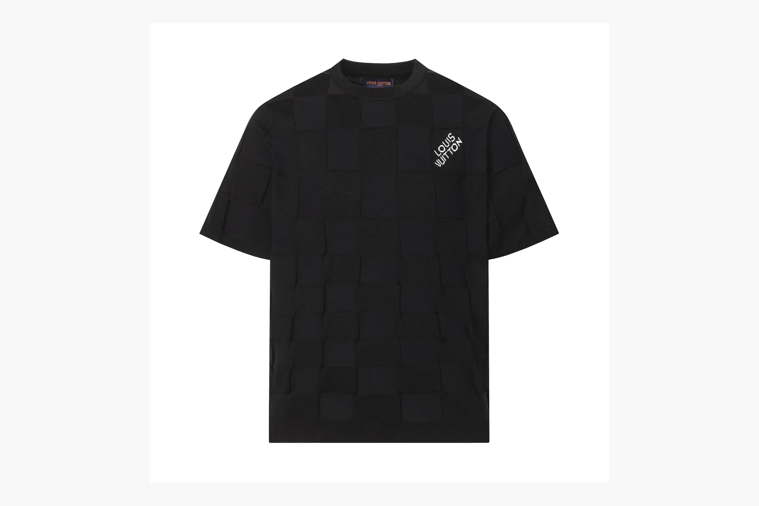 Louis Vuitton Embossed Monogram T-Shirt Black Product Image