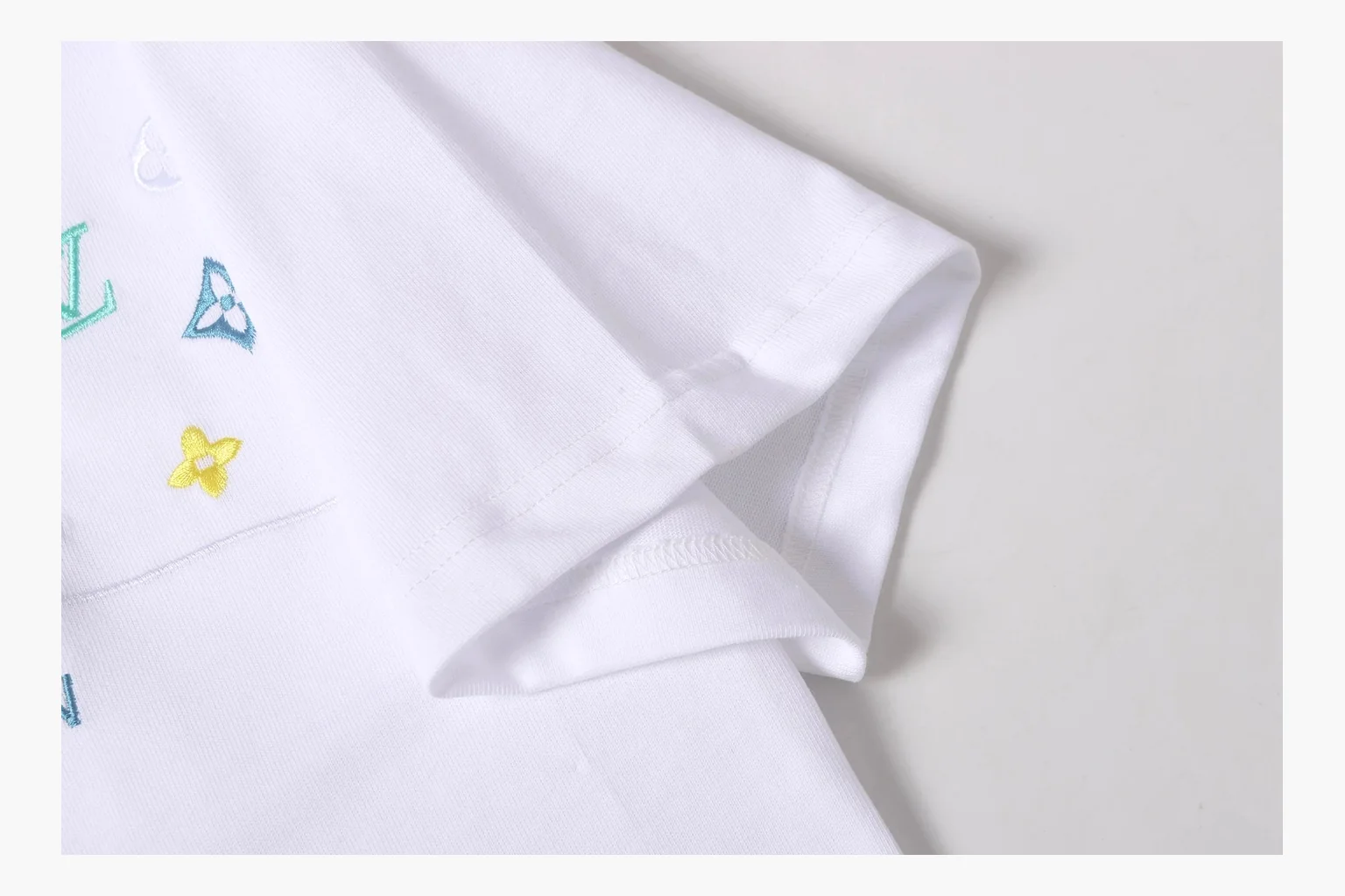 Louis Vuitton Pastel Monogram T-Shirt White Product Image thumbnail 6