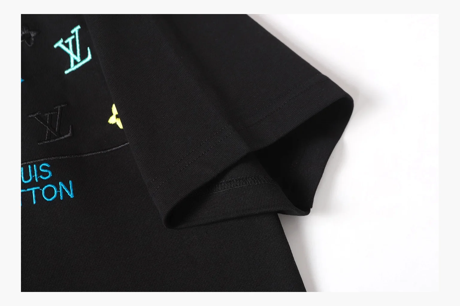 Louis Vuitton Pastel Monogram T-Shirt Black Product Image thumbnail 6