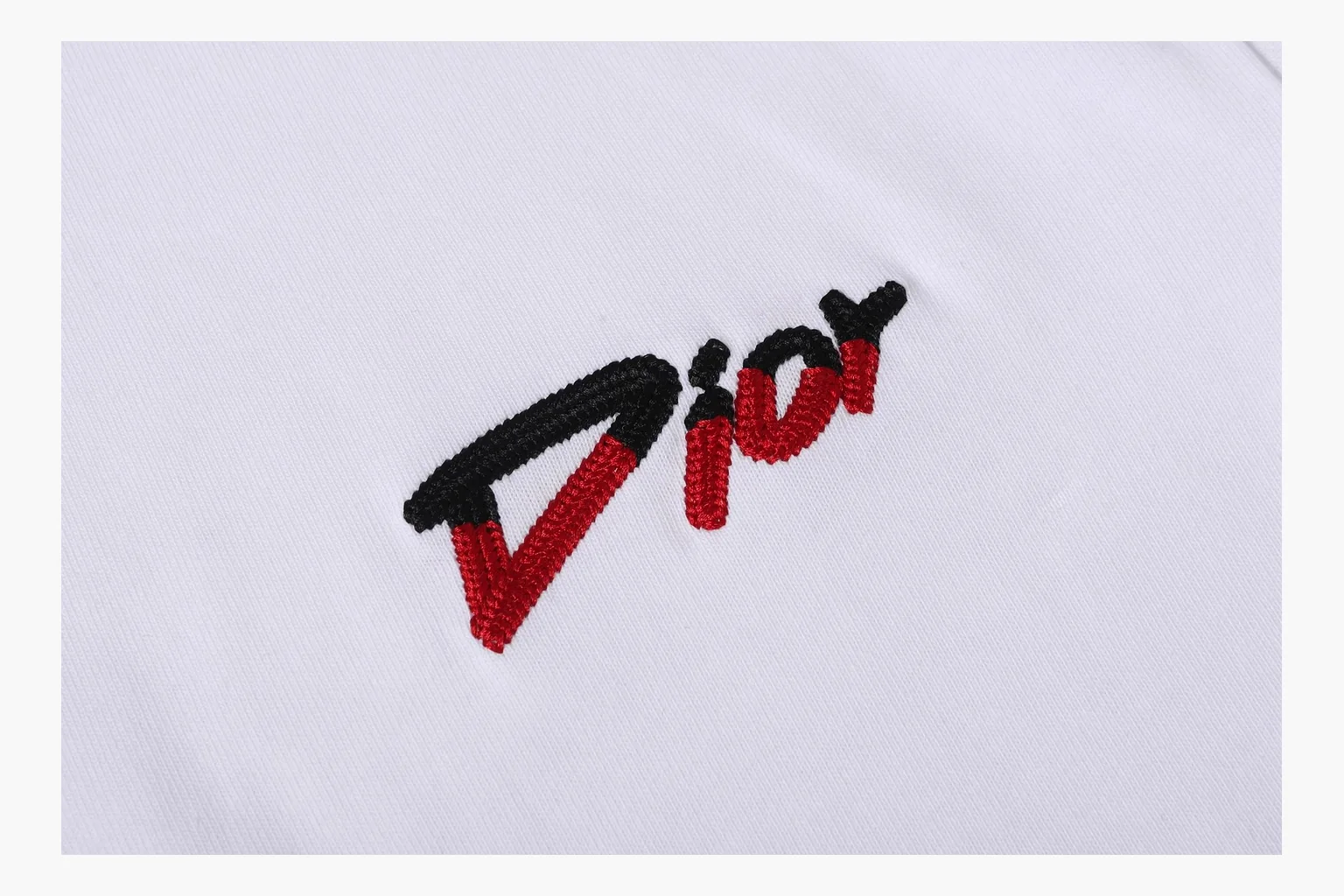 Christian Dior Logo Patch T-Shirt White Product Image thumbnail 5