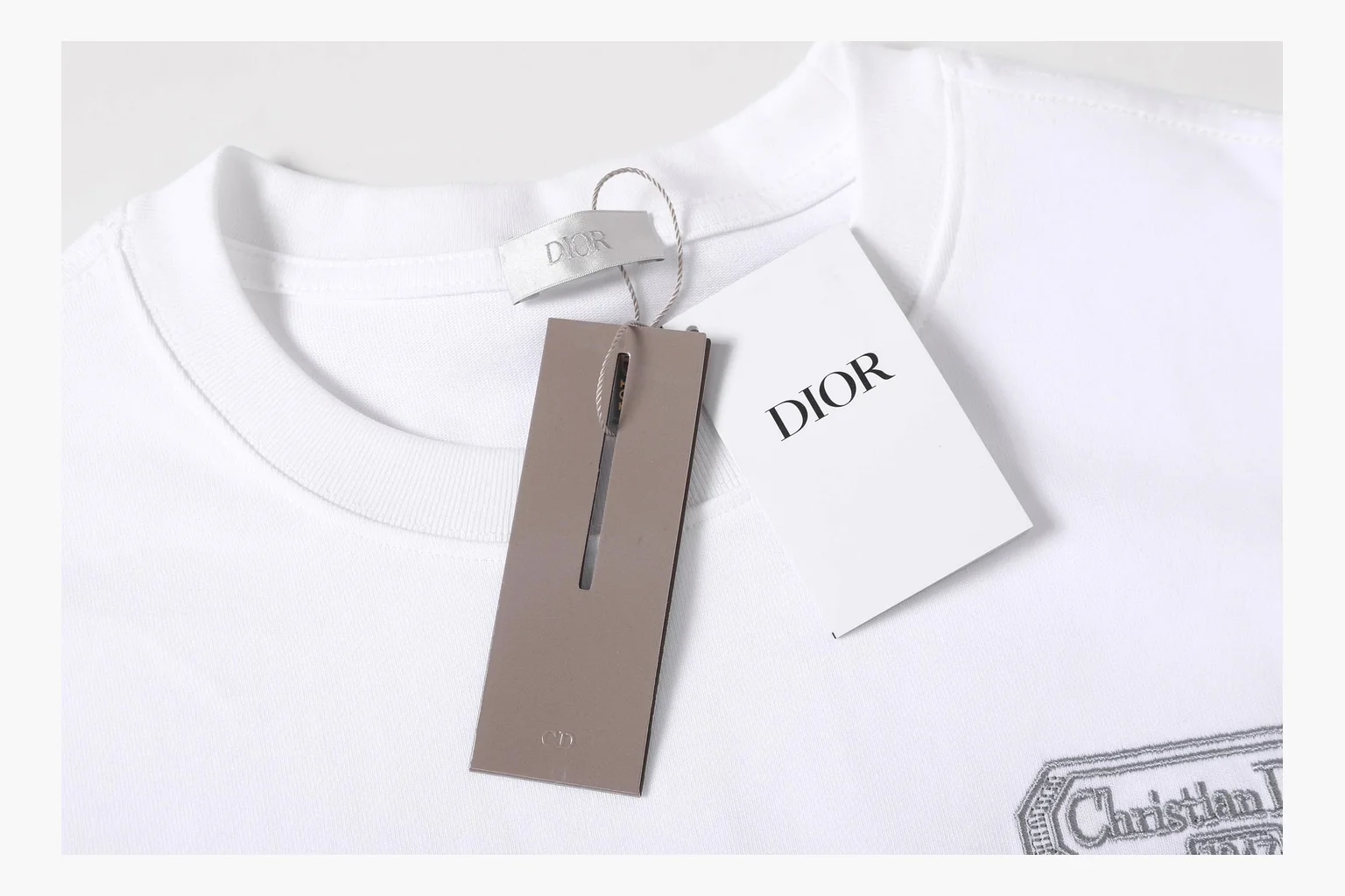 Christian Dior Christian Dior Patch T-Shirt White Product Image thumbnail 4
