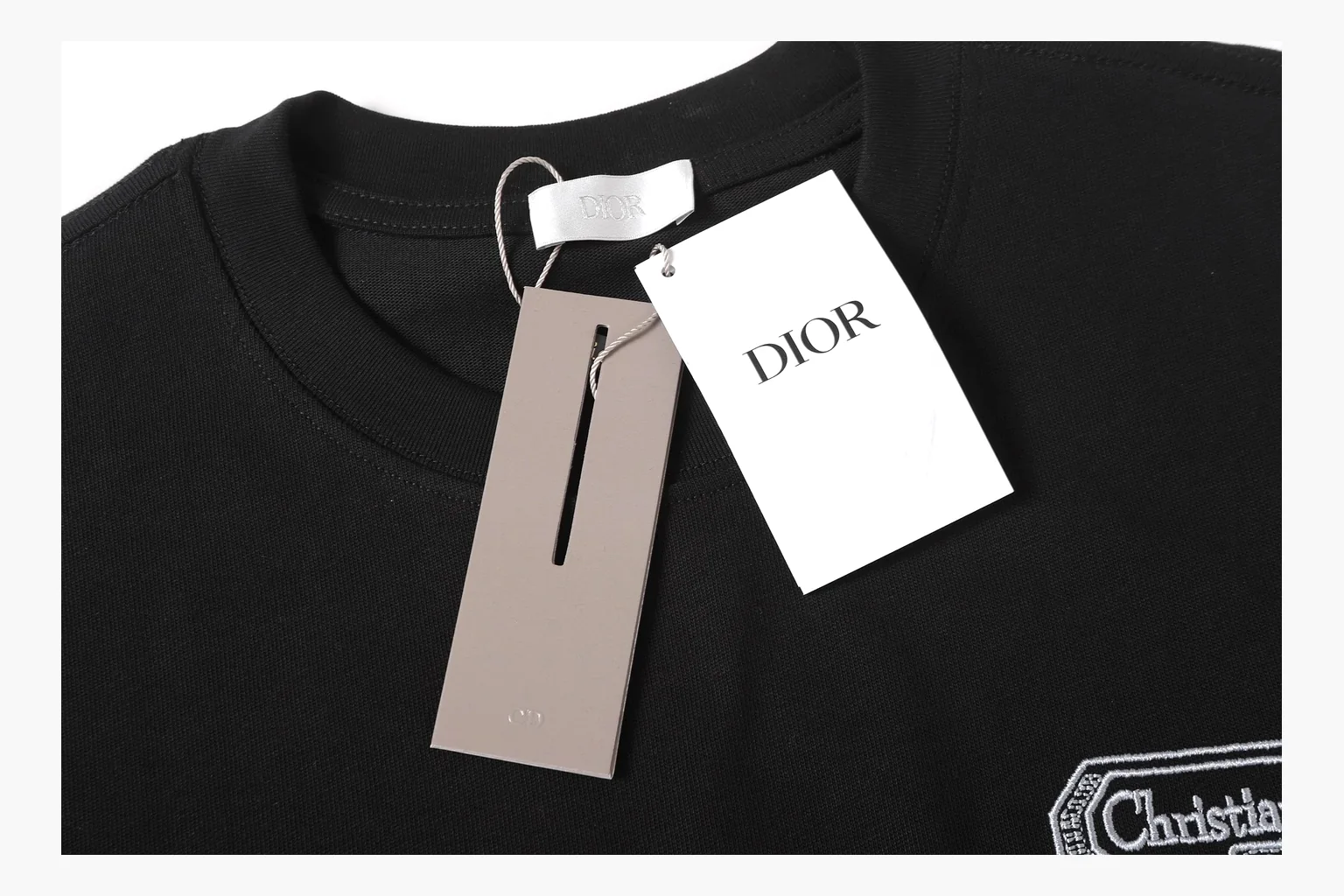 Christian Dior Christian Dior Patch T-Shirt Black Product Image thumbnail 4