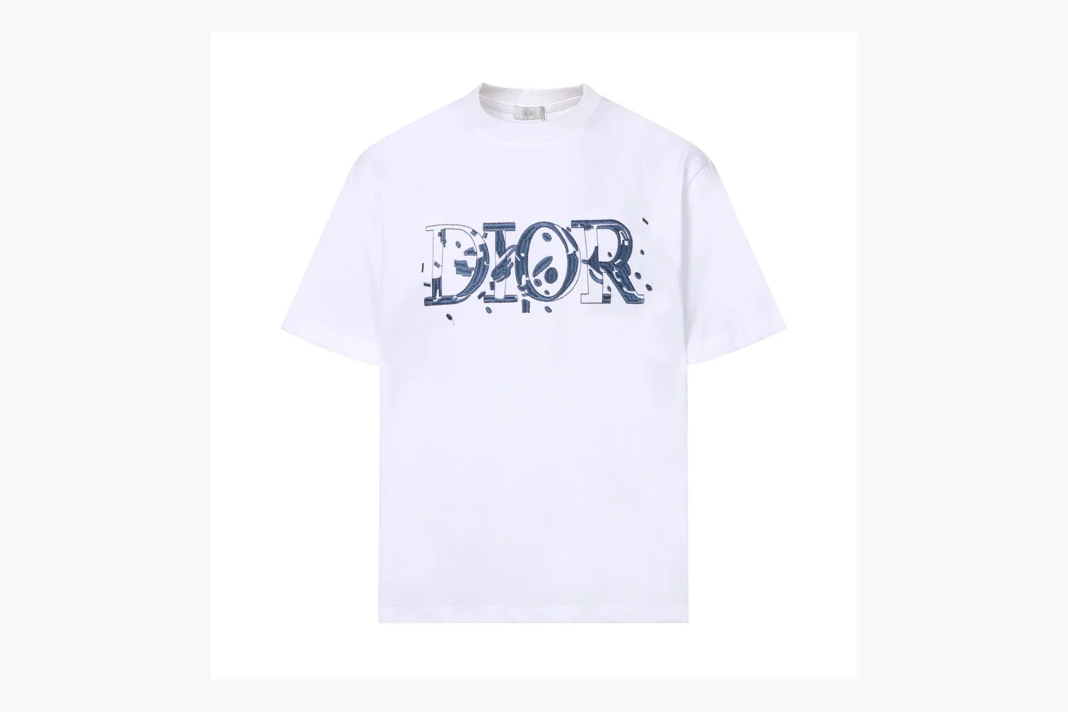 Christian Dior Oblique Graphic T-Shirt White Product Image