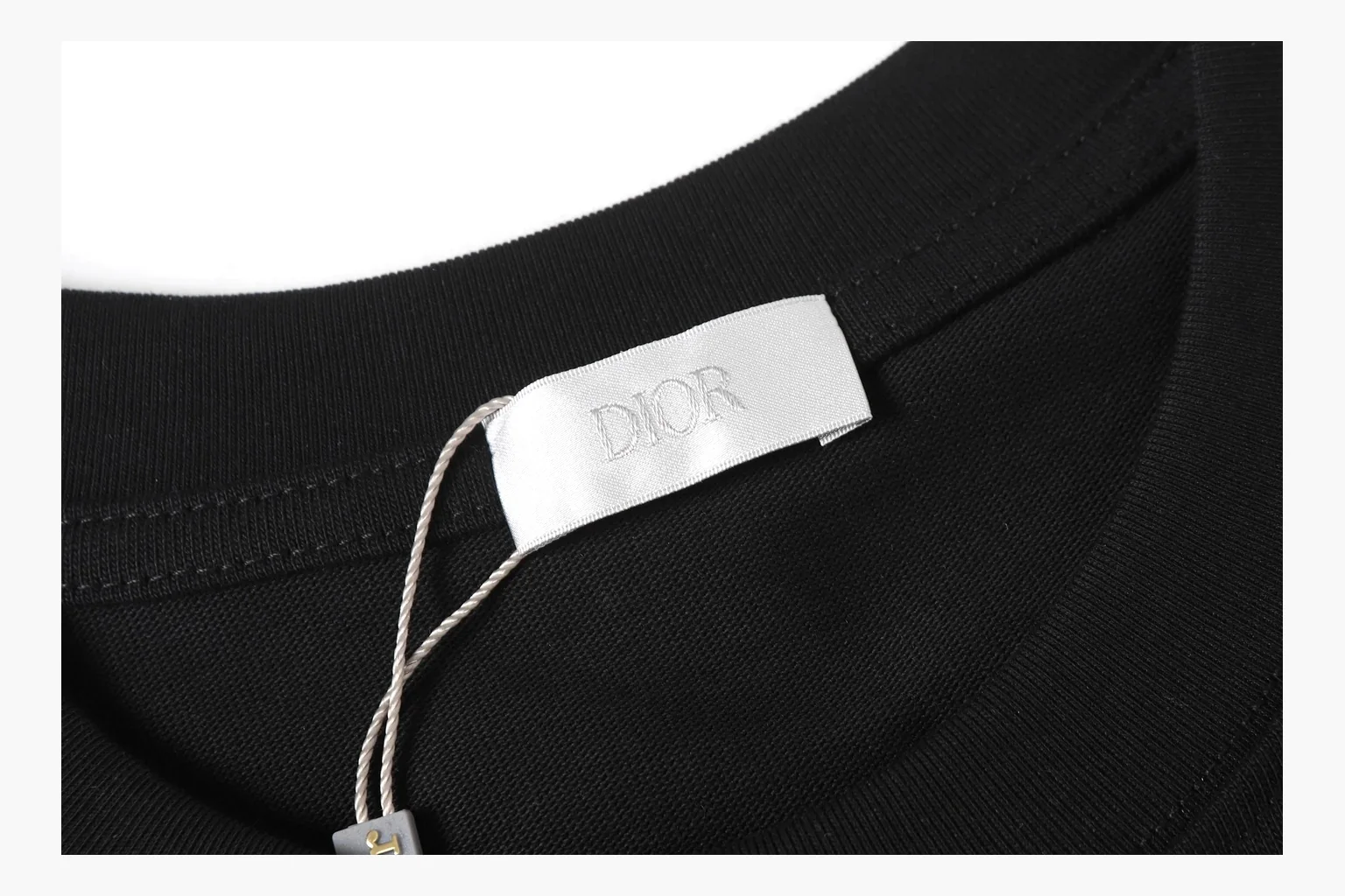 Christian Dior Oblique Graphic T-Shirt Black Product Image thumbnail 3