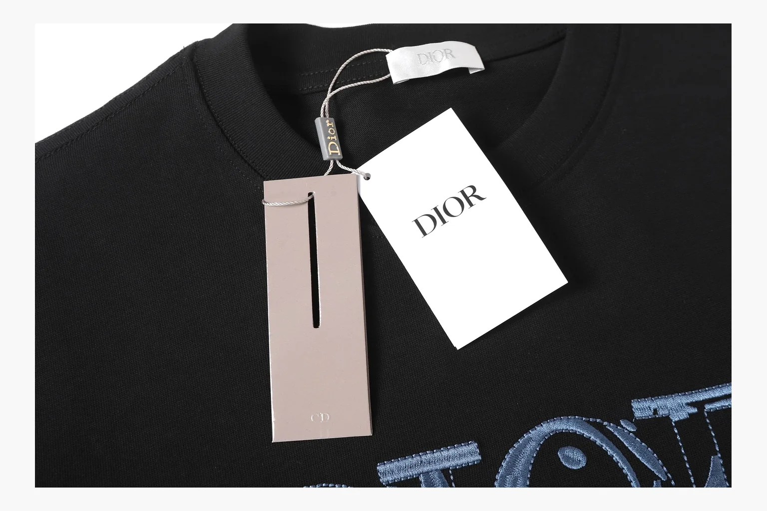 Christian Dior Oblique Graphic T-Shirt Black Product Image thumbnail 4