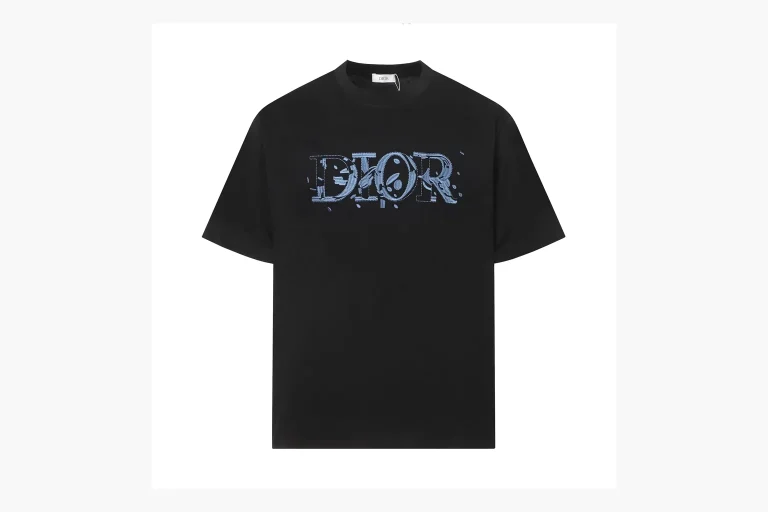 Christian Dior Oblique Graphic T-Shirt Black Product Image