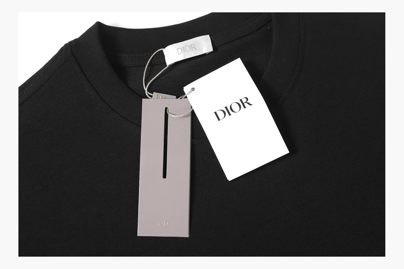 Christian Dior Script Logo T-Shirt Black Product Image thumbnail 4