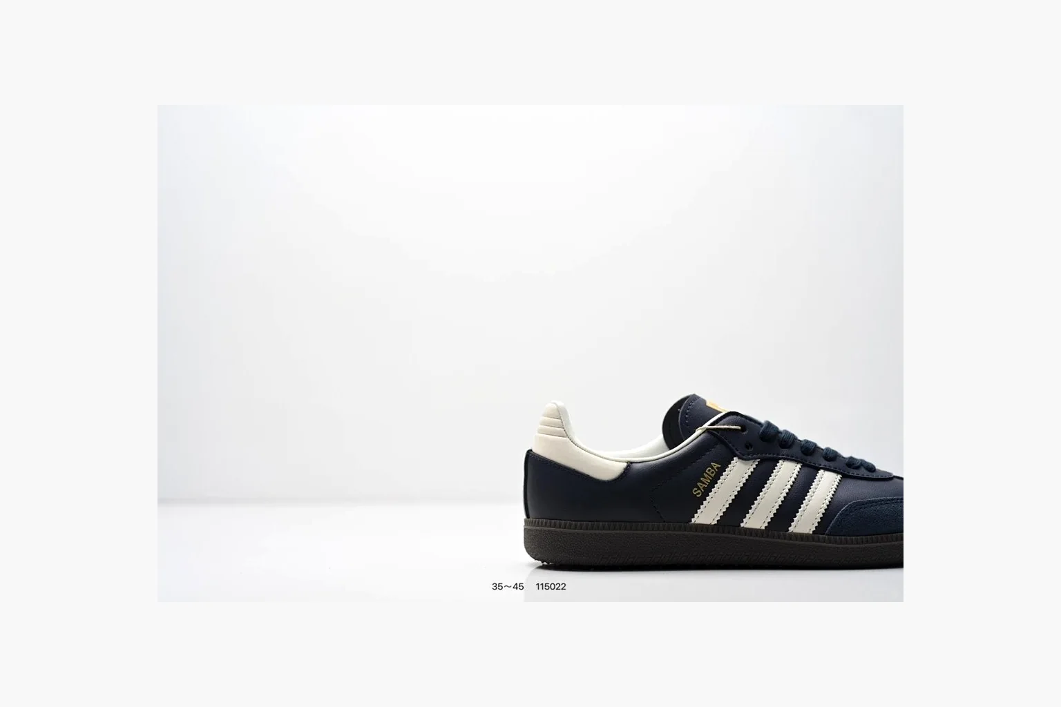 Adidas Samba OG Sneaker Black White Gold Product Image thumbnail 2