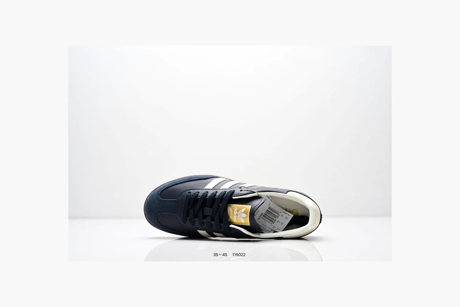 Adidas Samba OG Sneaker Black White Gold Product Image thumbnail 3