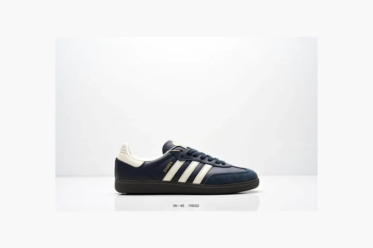 Adidas Samba OG Sneaker Black White Gold Product Image