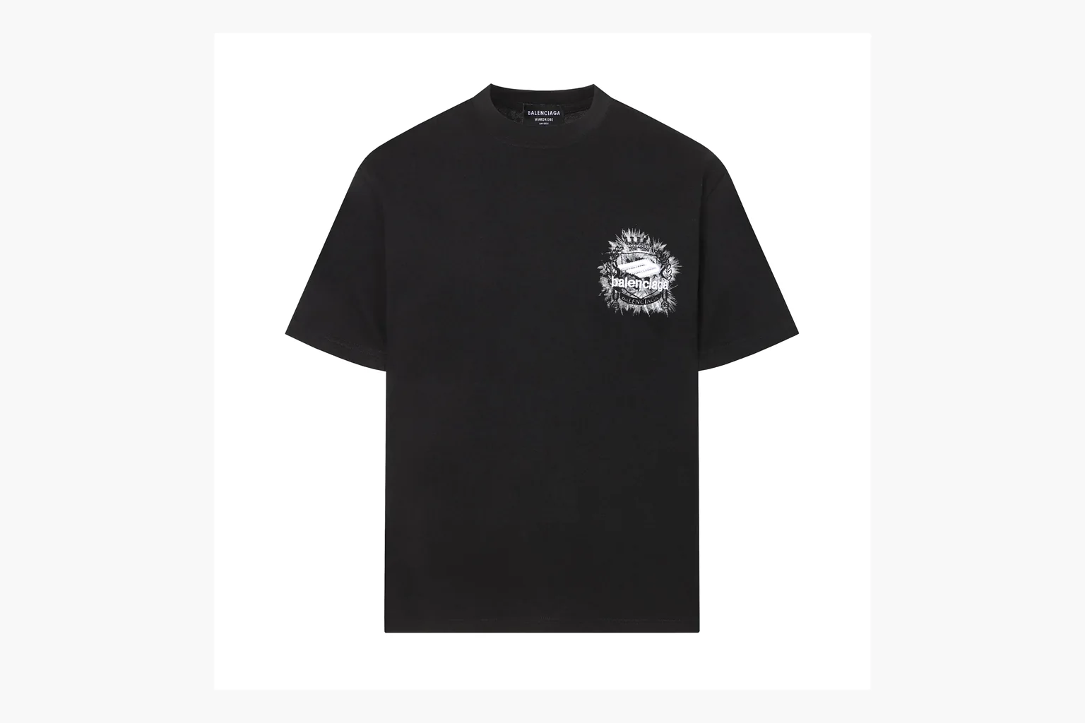 Balenciaga Spray Logo T-Shirt Black Product Image