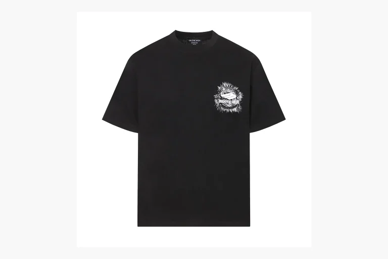 Balenciaga Spray Logo T-Shirt Black Product Image