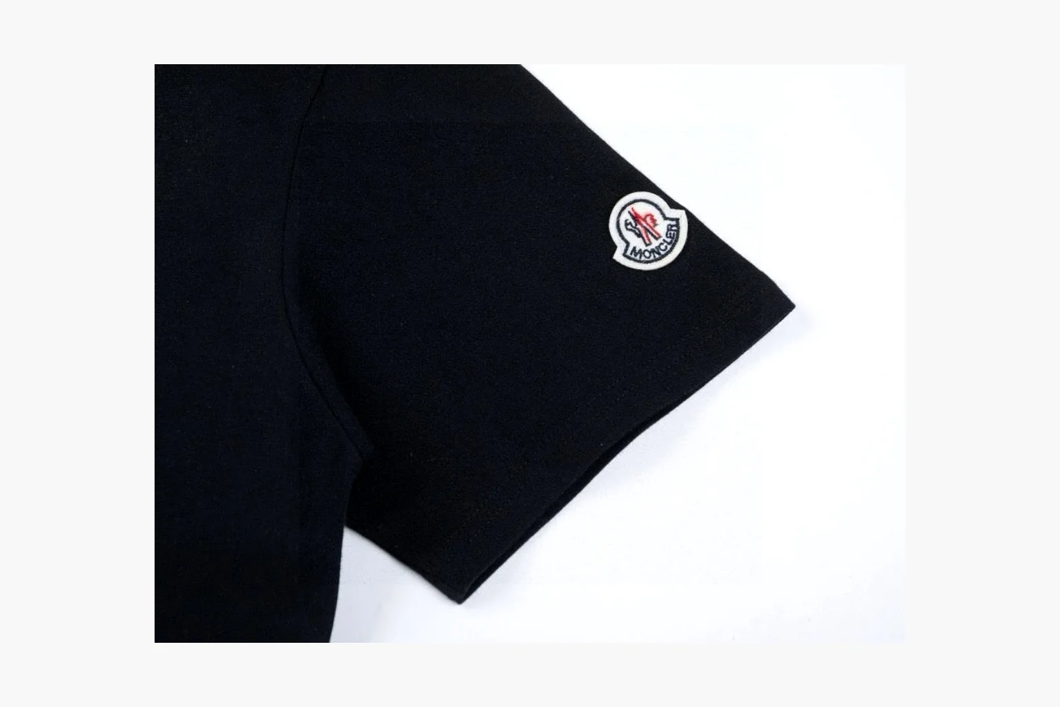 Moncler Patch T-Shirt Black Product Image thumbnail 5
