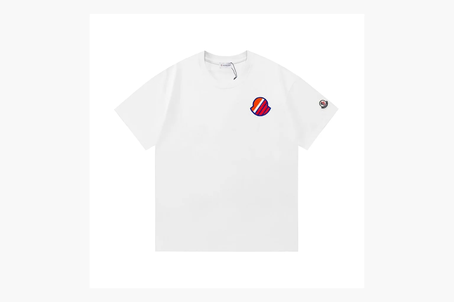Moncler Patch T-Shirt White Product Image