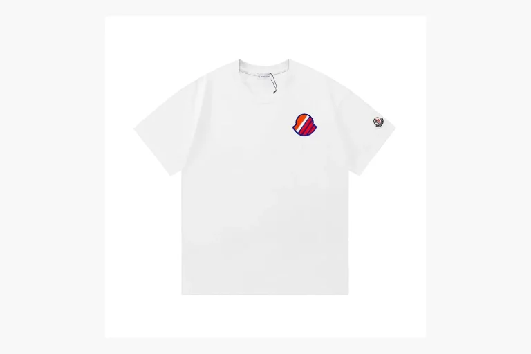 Moncler Patch T-Shirt White Product Image